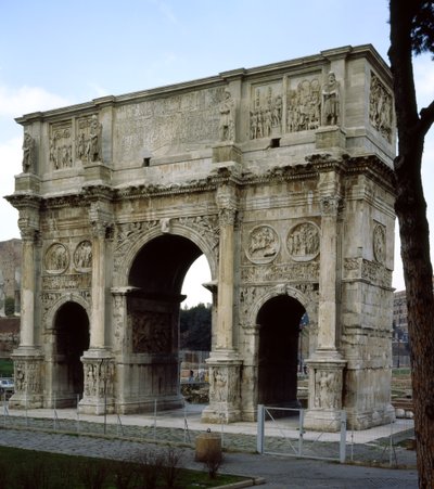 View of the Arch of Constantine from the South by Roman